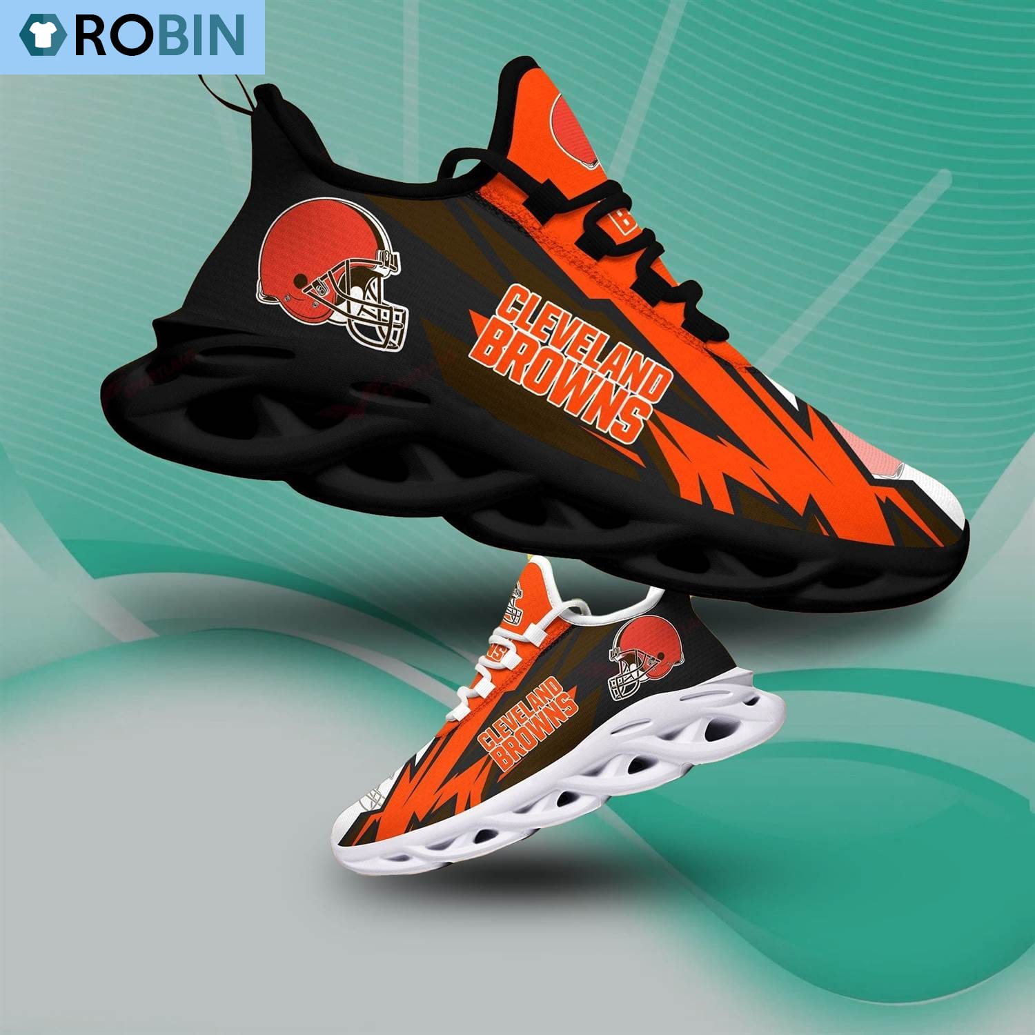Cleveland Browns Chunky Sneakers, NFL Gift For Fans