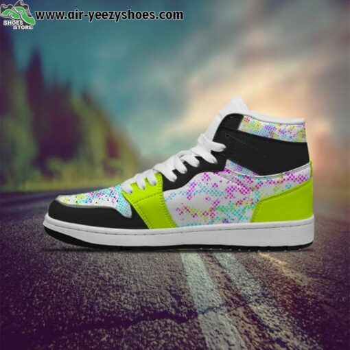 Colorful Bright Paint Sneaker Boots
