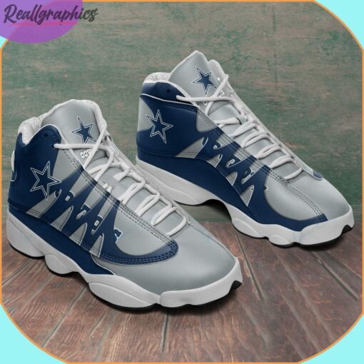 Dallas Cowboys AJordan 13 Sneakers, Cowboys Limited Custom Shoes