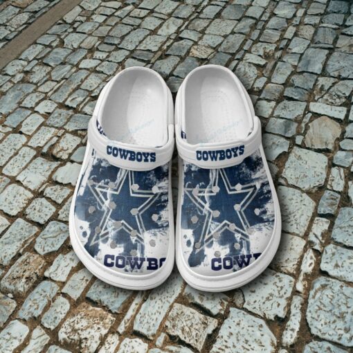 Dallas Cowboys Crocs Crocband Clogs, NFL Footware