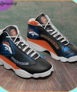 Denver Broncos AJordan 13 Sneaker, Denver Broncos Football Gifts for Fans