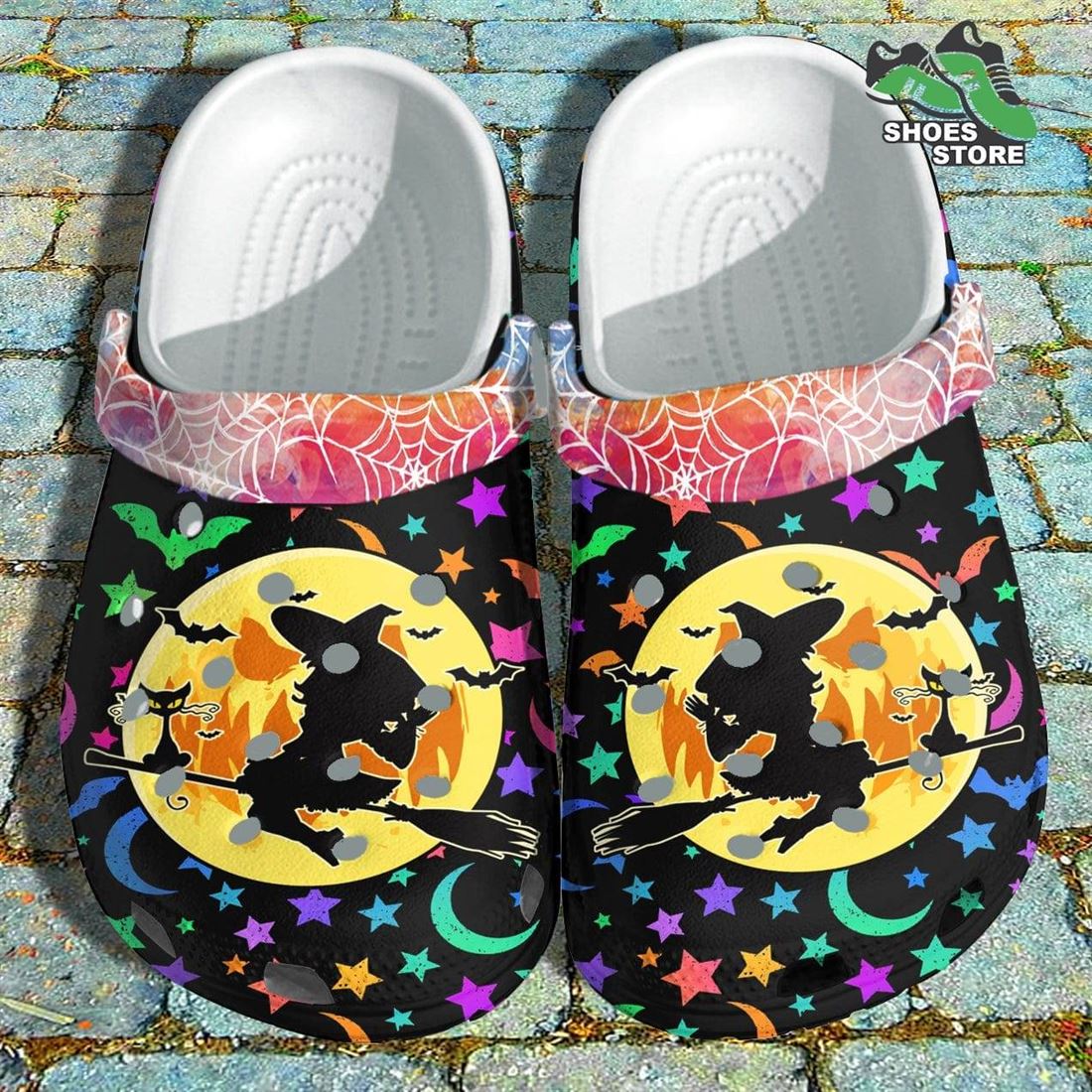 Dream Night Witch Crocs Shoes Star Moon Crocs Shoes Gifts Christmas