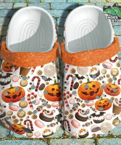 funny 3d pumpkin halloween sticker crocs shoes fall party costume crocs shoes thanksgiving 110 yfyaux