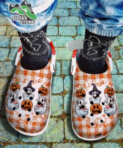 funny boo witch pumpkin crocs shoes scary ghost tie dye crocs shoes son 112 gicwoq