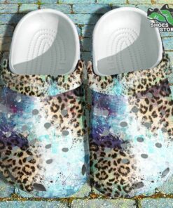 galaxy winter leopard thanksgiving crocs shoes glitter vintage snow crocs shoes grandpa 123 ren1ev
