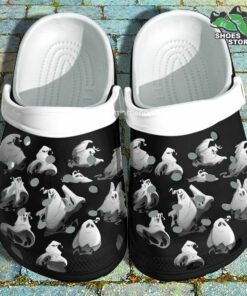 ghost sticker pattern crocs shoes scary cool boo crocs shoes brother 134 kztwih