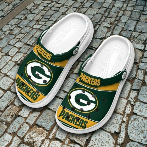 Green Bay Packers Crocs Crocband Clogs AZ26