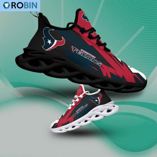 Houston Texans Light Sports Shoes, NFL Gift For Fans