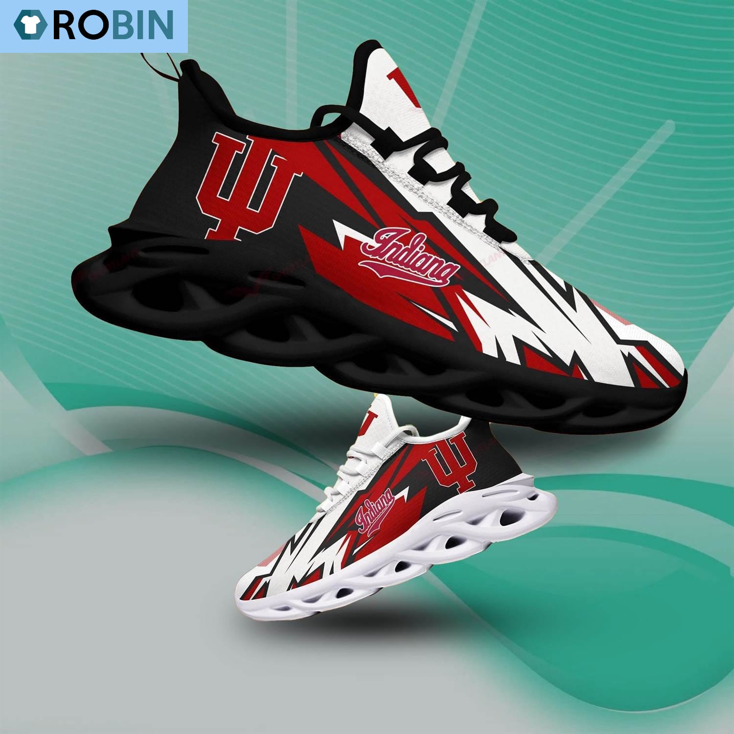 Indiana Hoosiers Light Sports Shoes, NCAA Gift For Fans