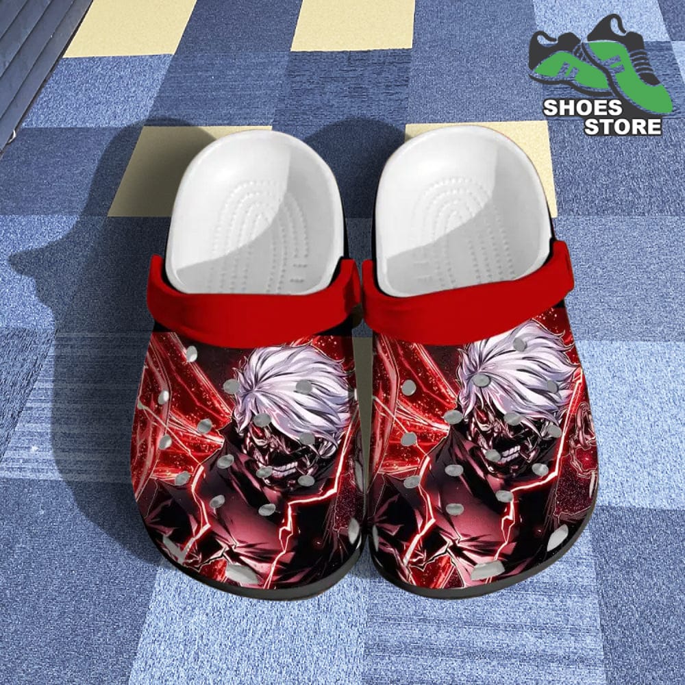 Ken Kaneki Tokyo Ghoul Anime Crocs Shoes