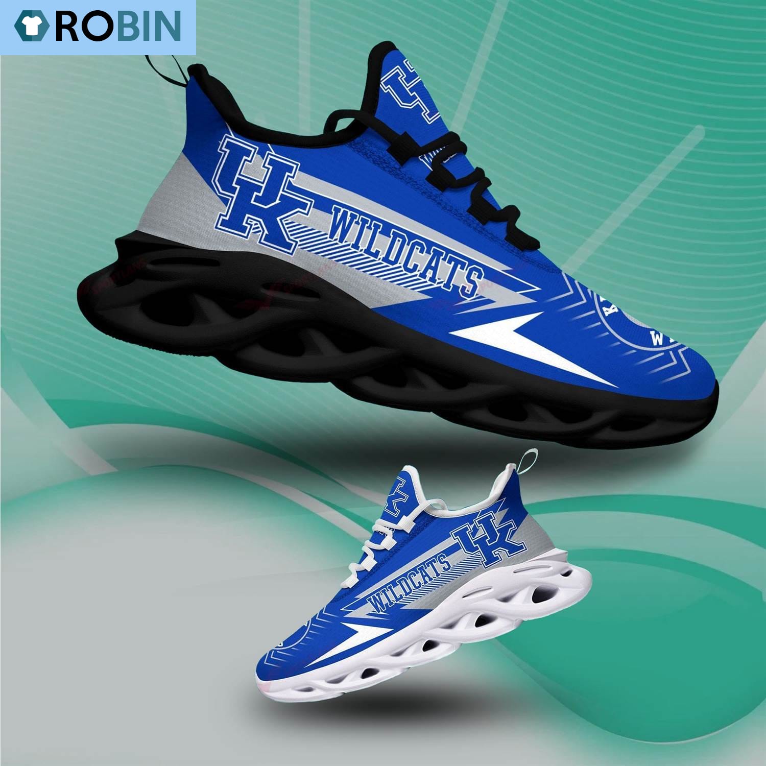 Kentucky Wildcats Light Sports Shoes, NCAA Sneakers Gift For Fans