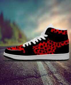 leopard red sneakers 37 RU1Ek