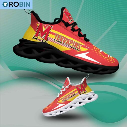 Maryland Terrapins Chunky Sneakers, NCAA Sneakers Gift For Fans