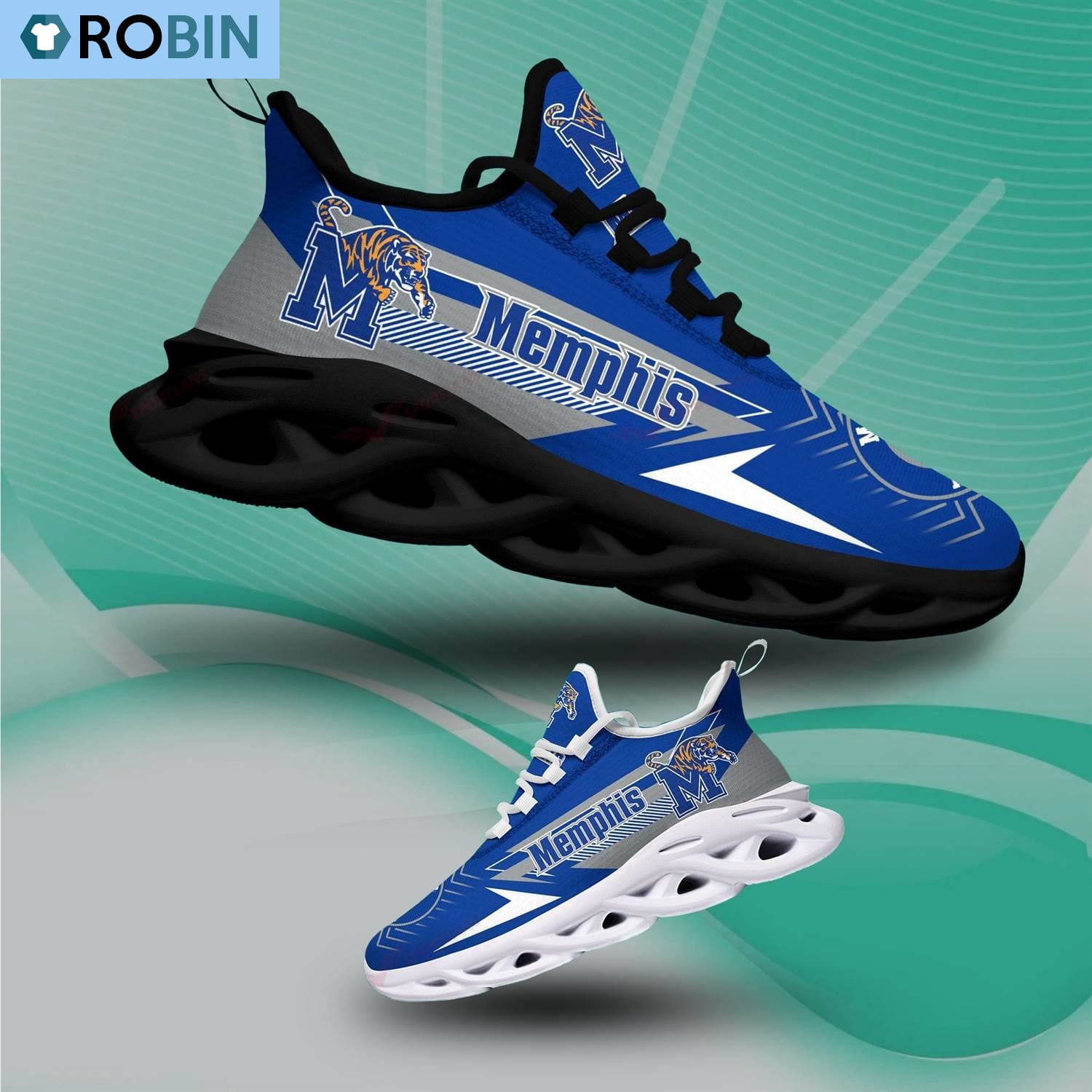Memphis Tigers Chunky Sneakers, NCAA Sneakers Gift For Fans