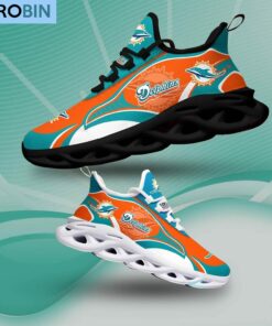 miami dolphins sneakers nfl gift for fan 1 lenznu