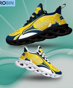 michigan wolverines sneakers ncaa shoes gift for fan 1 jkddrz