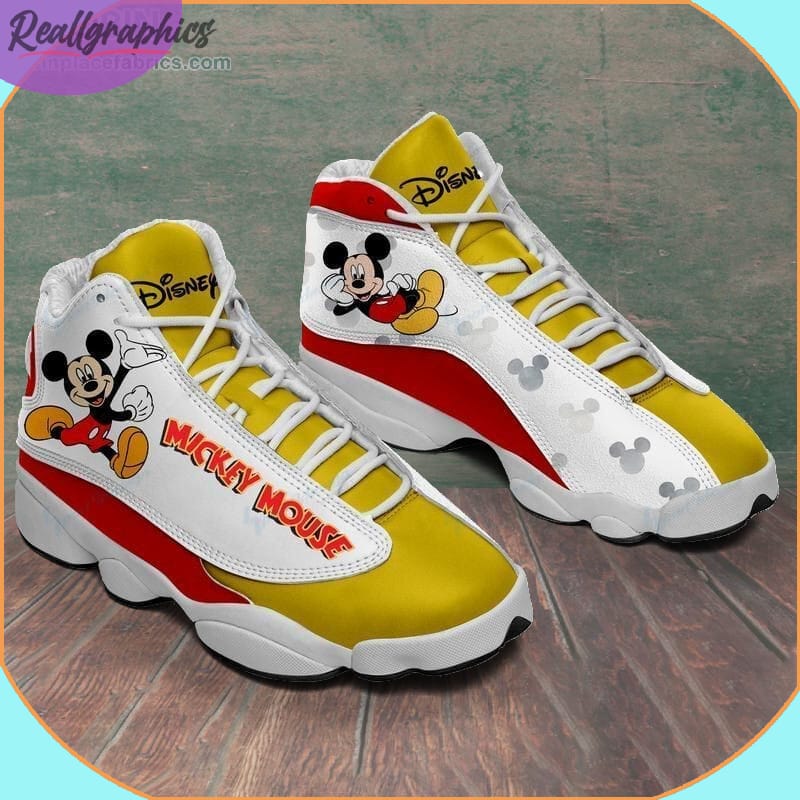 Mickey Mouse AJordan 13 Sneakers