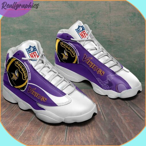 Minnesota Vikings AJordan 13 Sneaker, NFL Minnesota Vikings Shoes