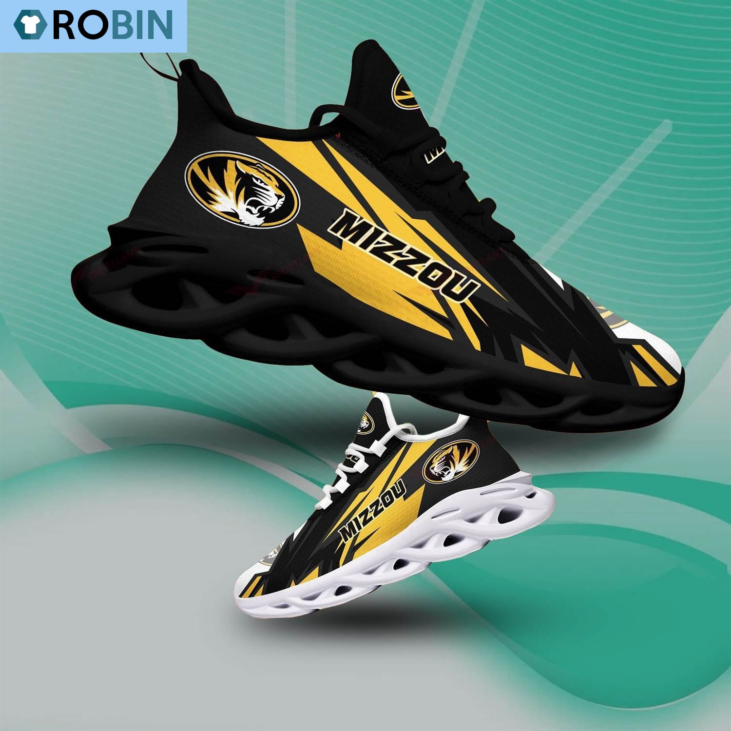 Missouri Tigers Chunky Sneakers, NCAA Gift For Fans