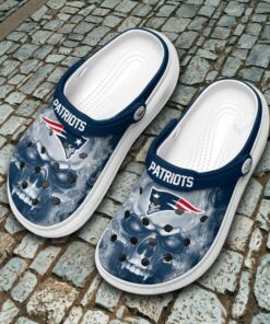 New England Patriots Crocs Crocband Clogs, Gift for New England Patriots Fans
