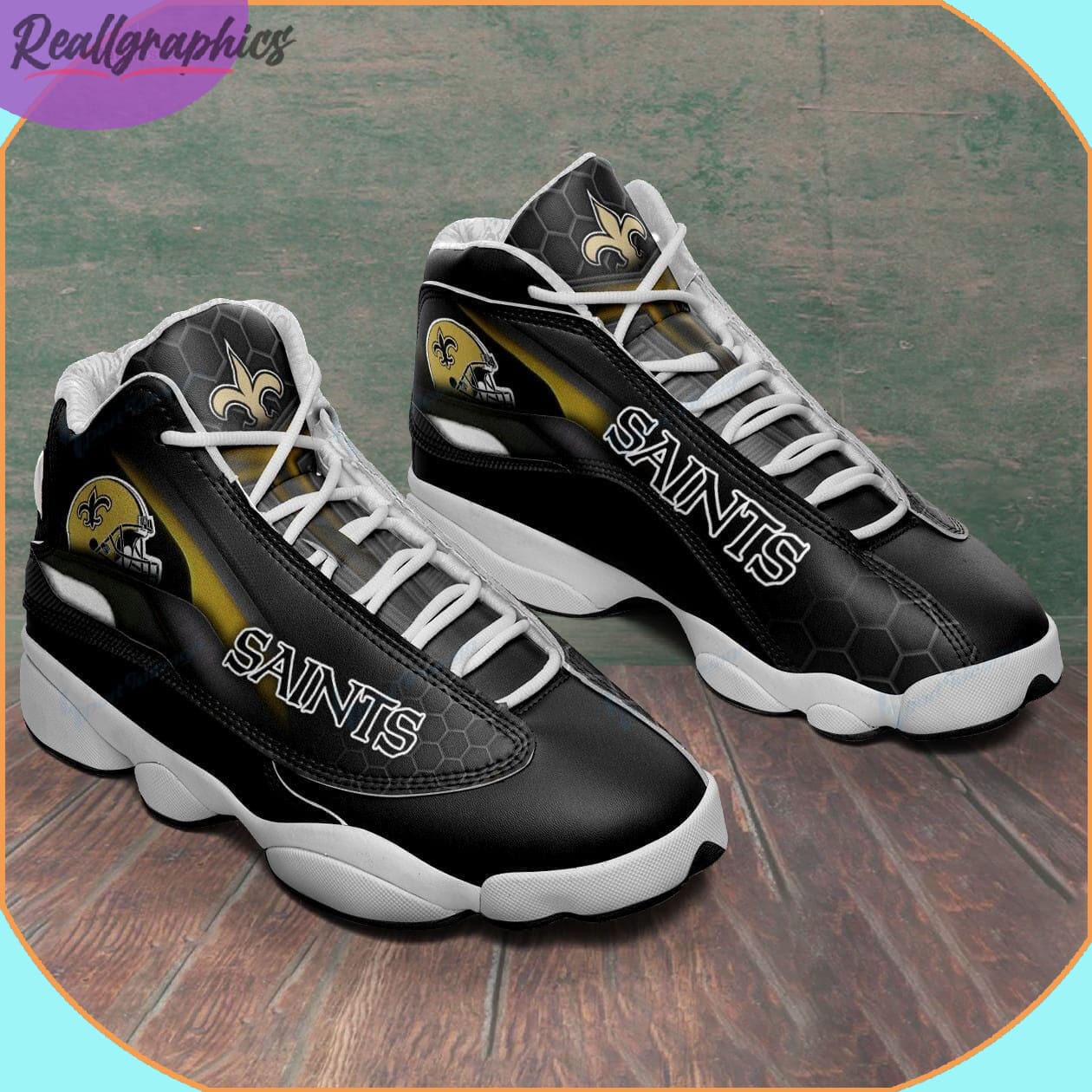New Orleans Saints AJordan 13 Sneaker, NFL Shoes