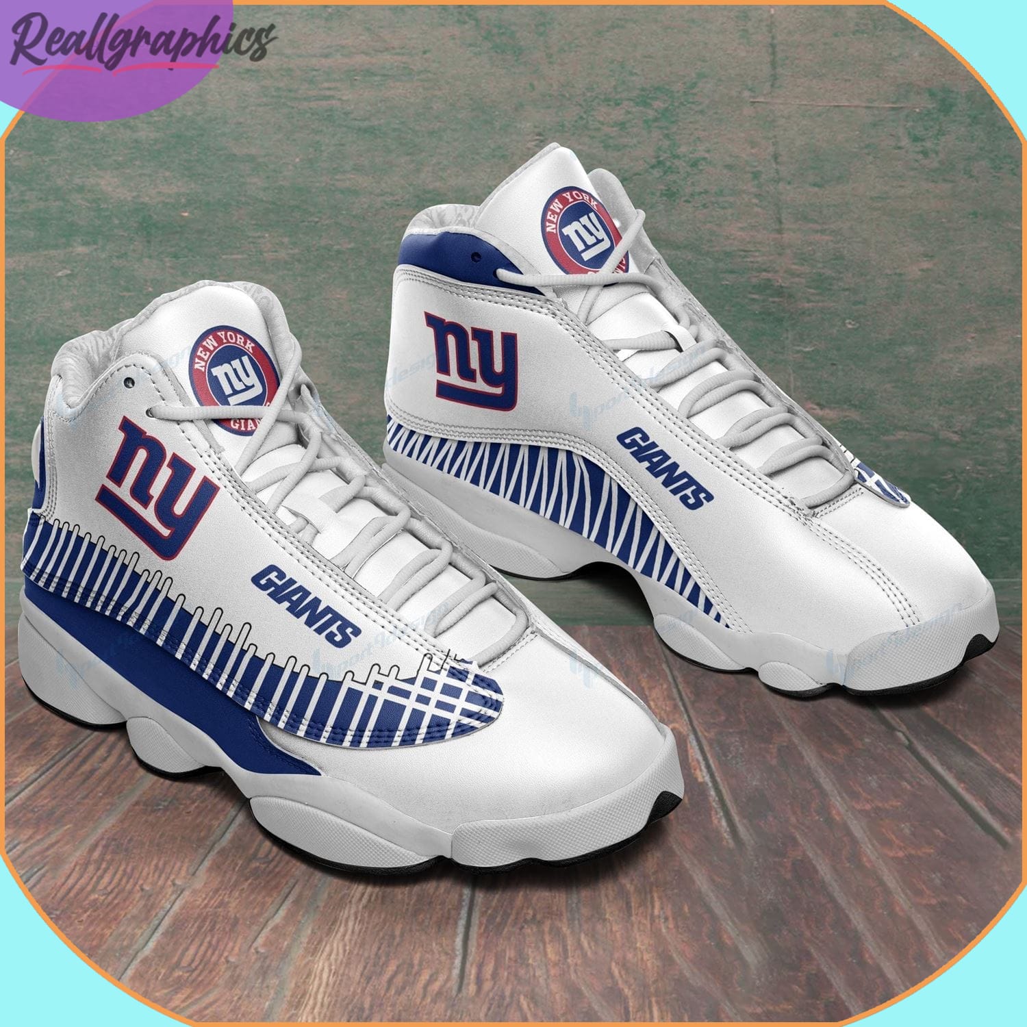New York Giants Air Jordan 13 Sneakers