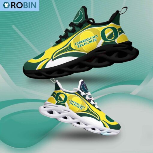 Oregon Ducks Light Sports Shoes, NCAA Sneakers Gift For Fans