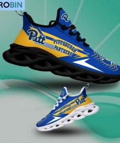 Pittsburgh Panthers Chunky Sneakers, NCAA Sneakers Gift For Fans