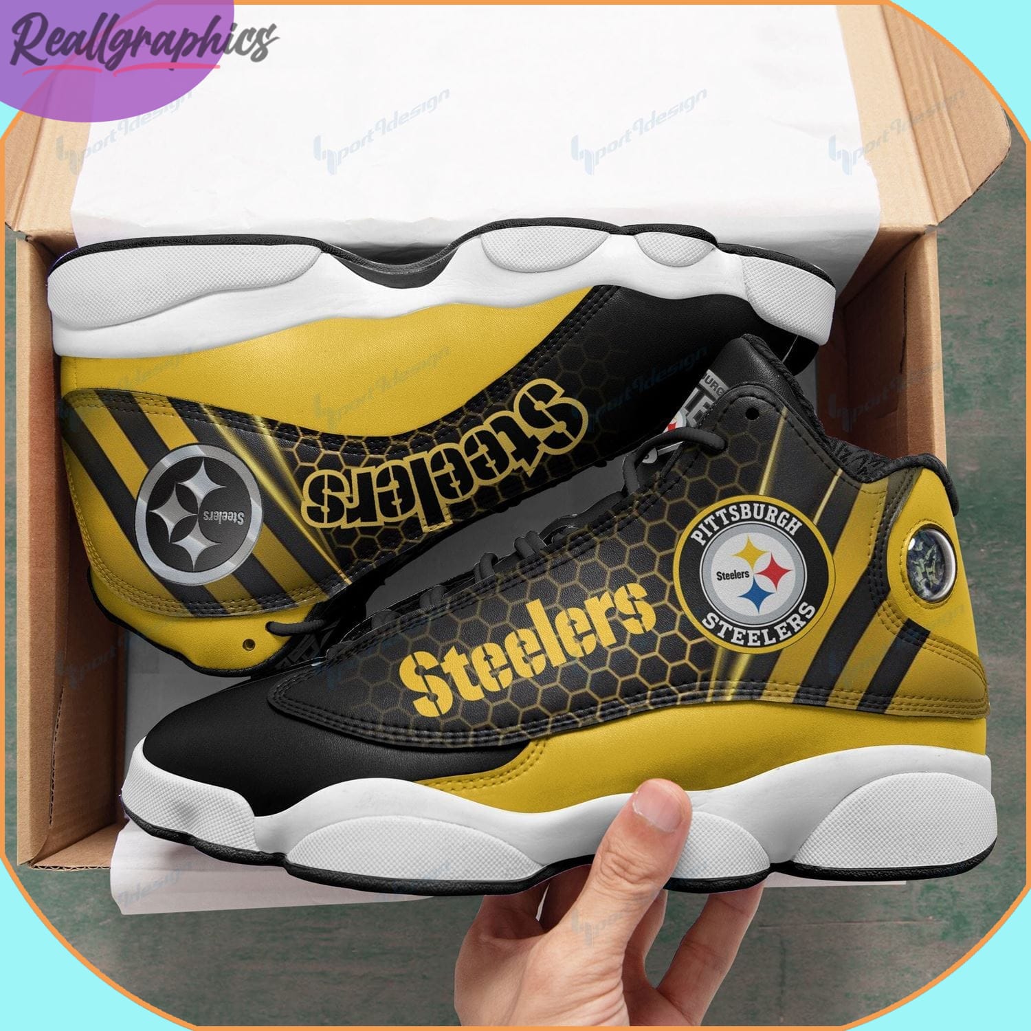 Pittsburgh Steelers Air Jordan 13 Sneaker, Pittsburgh Steelers Shoes