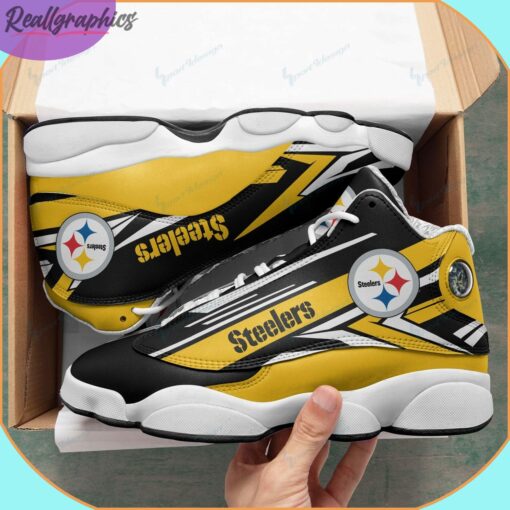 Pittsburgh Steelers AJordan 13 Sneaker, Custom Pittsburgh Steelers Shoes