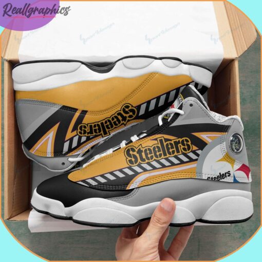 Pittsburgh Steelers AJordan 13 Sneakers, Pittsburgh Steelers Custom Shoes