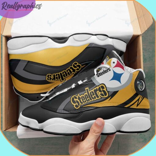 Pittsburgh Steelers AJordan 13 Sneakers,Pittsburgh Steelers Gifts for Fans