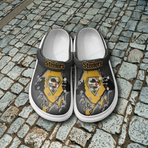 Pittsburgh Steelers Crocs Crocband Clogs, Best Football Gifts