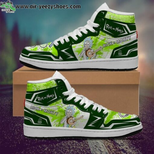 Rick And Morty Hightop Custom Shoes