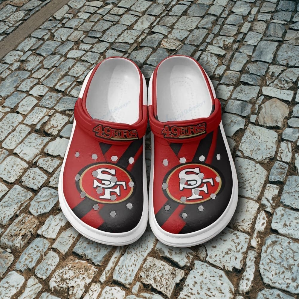 San Francisco 49ers Crocs Crocband Clogs, NFL Gift Ideas
