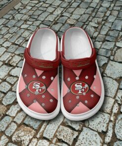 San Francisco 49ers Crocs Crocband Clogs, NFL Gifts for Fans