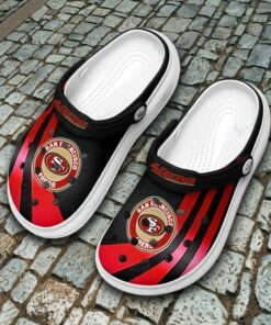 San Francisco 49ers Crocs Crocband Clogs,Gift for 49ers Fans, Gift for Miami Dolphins Fans