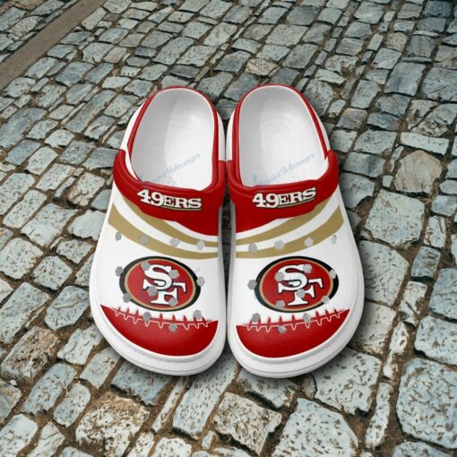 San Francisco 49ers Crocs Crocband Clogs, Gift for Miami Dolphins Fans