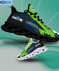 Seattle Seahawks Light Sports Shoes, NFL Gift For Fans