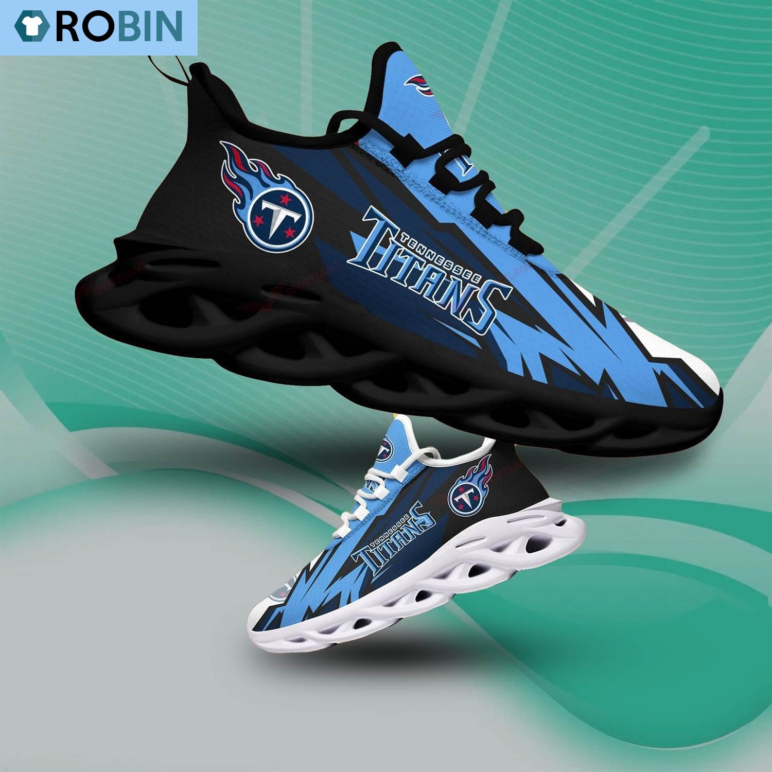 Tennessee Titans Chunky Sneakers, NFL Gift For Fans