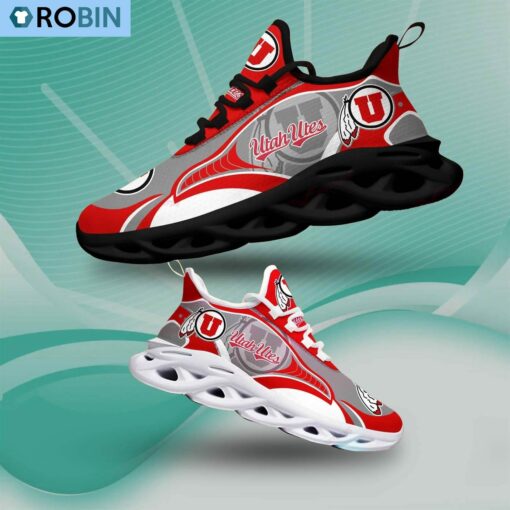 Utah Utes Light Sports Shoes, NCAA Shoes Gift For Fans