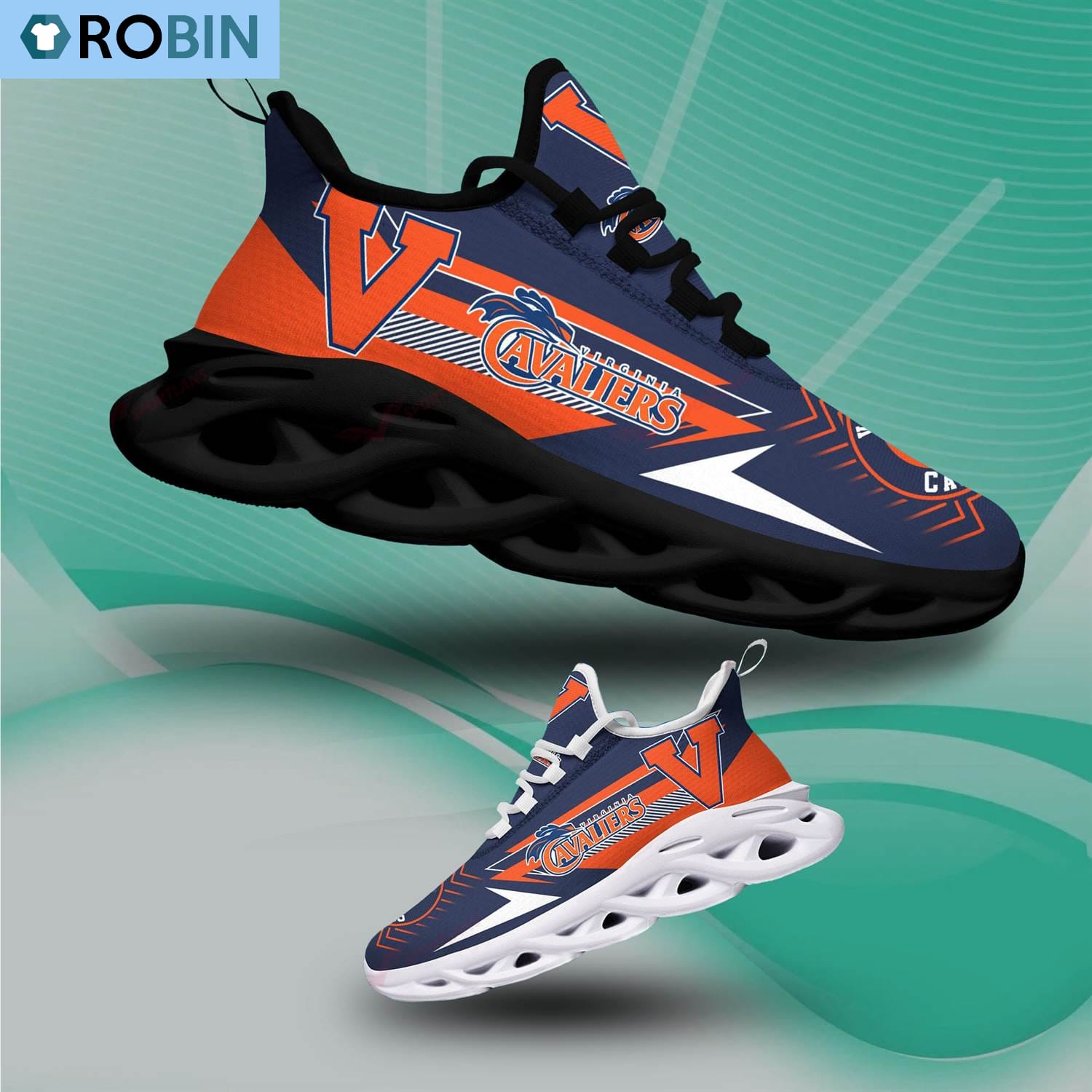 Virginia Cavaliers Chunky Sneakers, NCAA Sneakers Gift For Fans