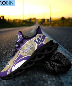 Washington Huskies Chunky Sneakers, NCAA Shoes Gift For Fans