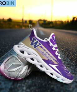 Washington Huskies Chunky Sneakers, NCAA Sneakers Gift For Fans