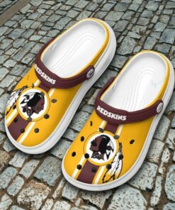 Washington Redskins Crocs Crocband, Crocs for NFL Fans, Gift for Miami Dolphins Fans