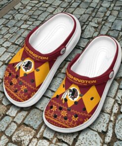 Washington Redskins Crocs Crocband, NFL Gifts for Fans, Gift for Miami Dolphins Fans