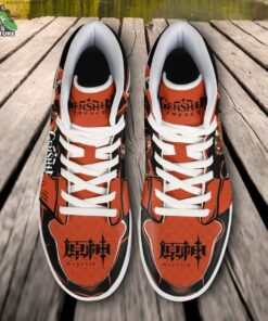 Amber Skill JD Air Force Sneakers, Anime Shoes for Genshin Impact Fans