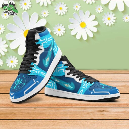 Ancient Arrow Breath of the Wild Zelda Mid 1 Basketball Shoes, Gift for Anime Fan