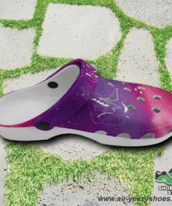 animal ancestors 7 aurora gases pink and purple muddies unisex crocs shoes 4 zfmns9