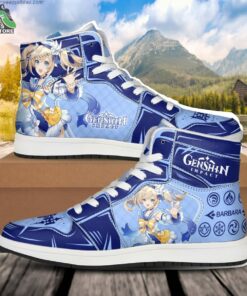 barbara summer jd air force sneakers anime shoes for genshin impact fans 47 jew193